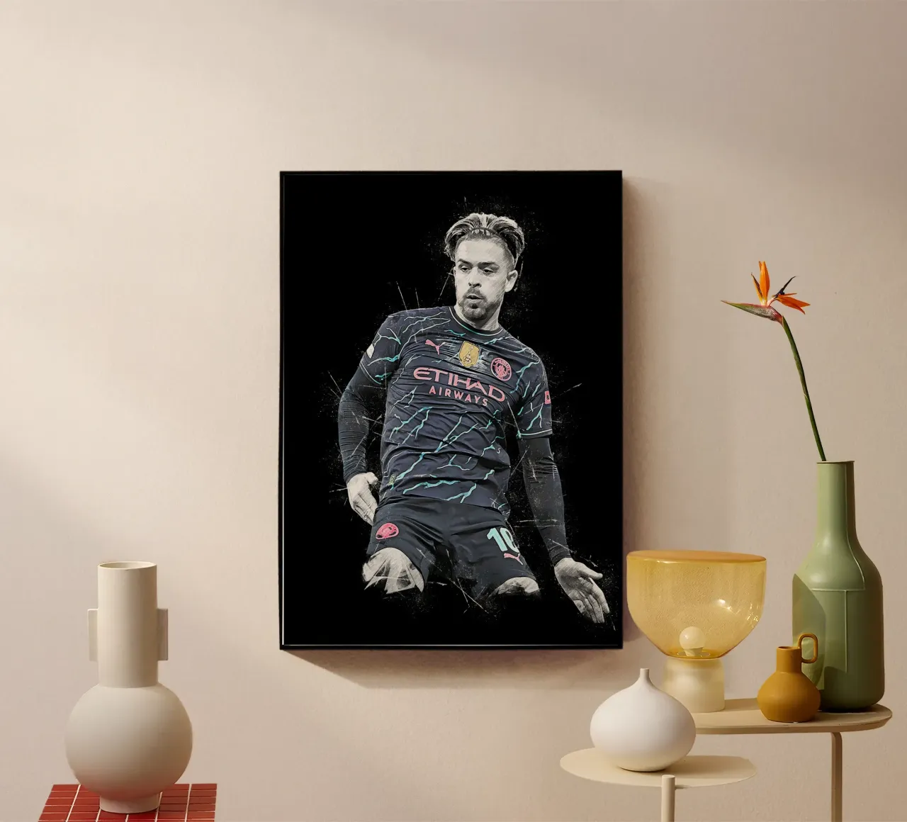 Jack Grealish acrylic glass by tenten