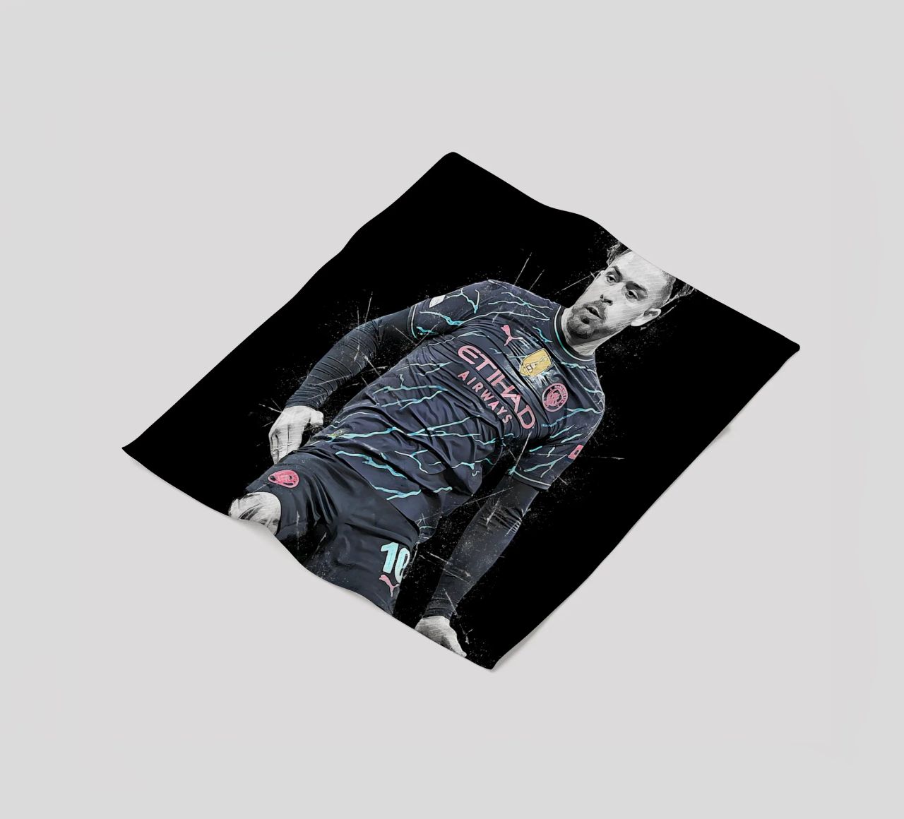 Jack Grealish fleece blanket by tenten