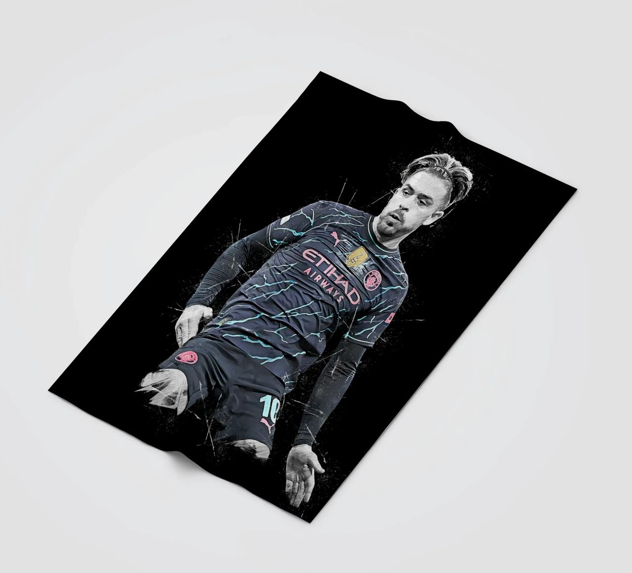 Jack Grealish fleece blanket by tenten
