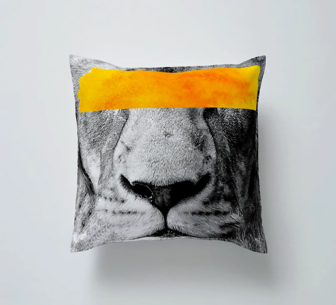 Afro Lion cuscino da Mathudace Créas