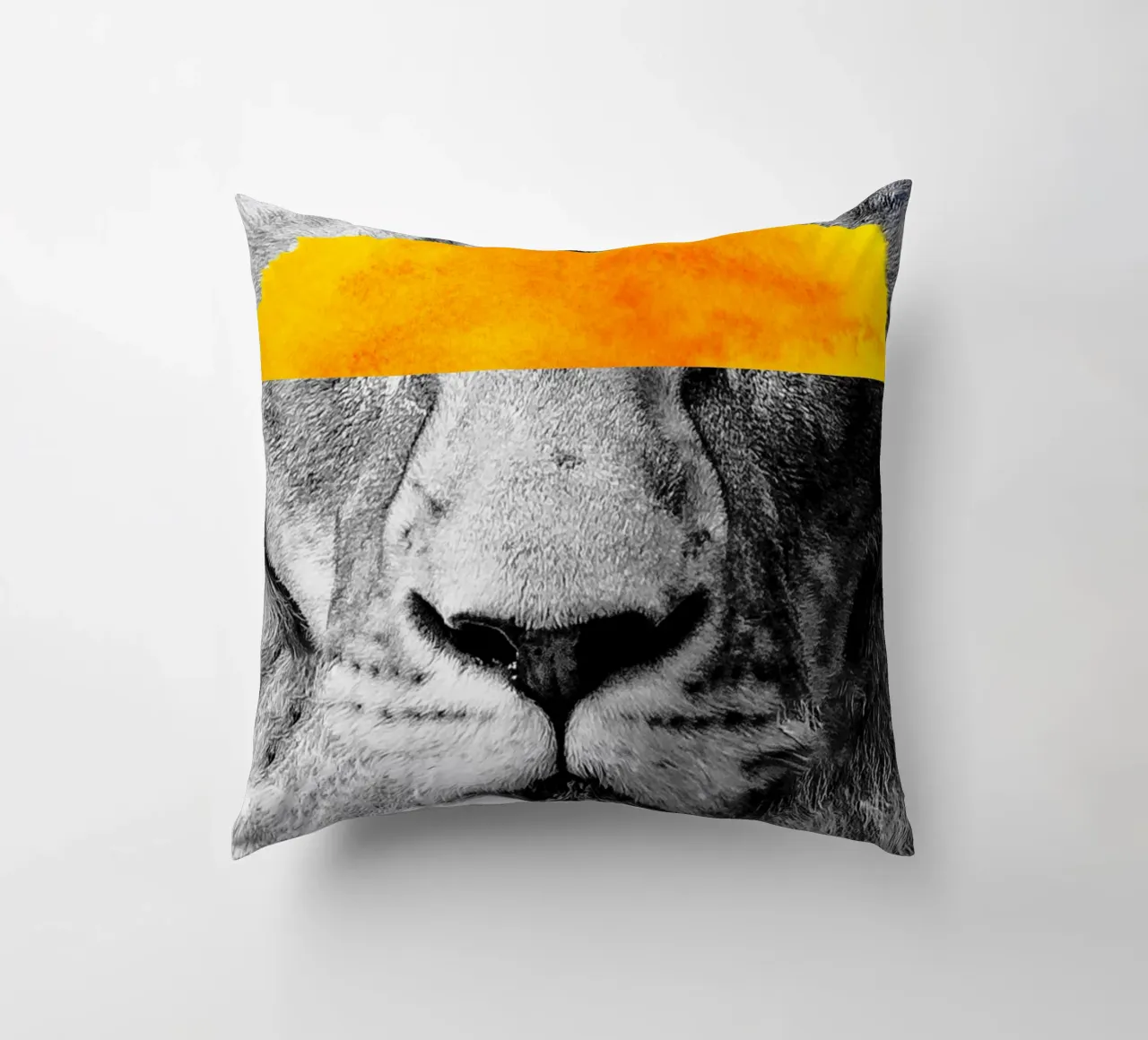 Afro Lion cuscino da Mathudace Créas