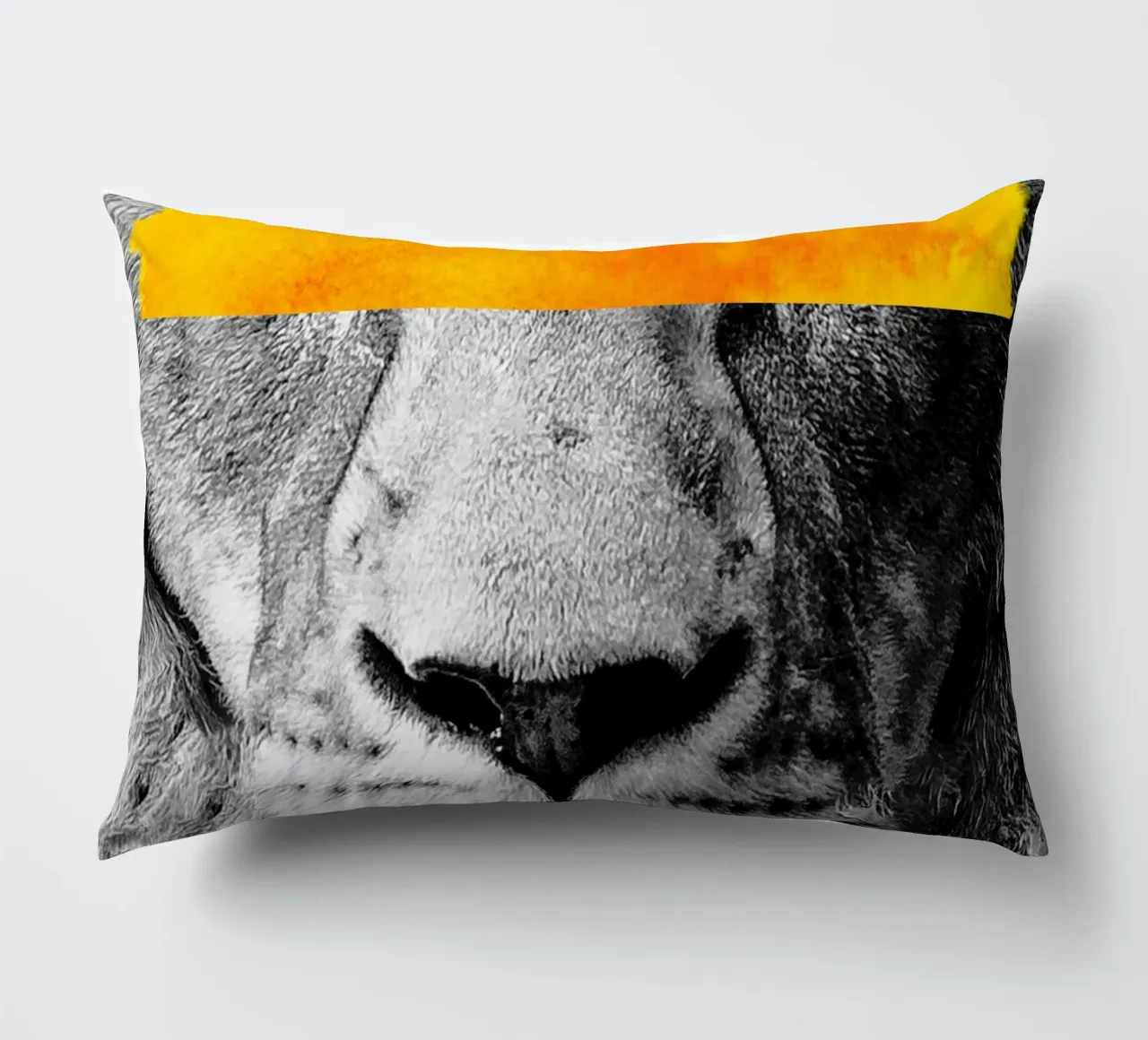 Afro Lion cuscino da Mathudace Créas