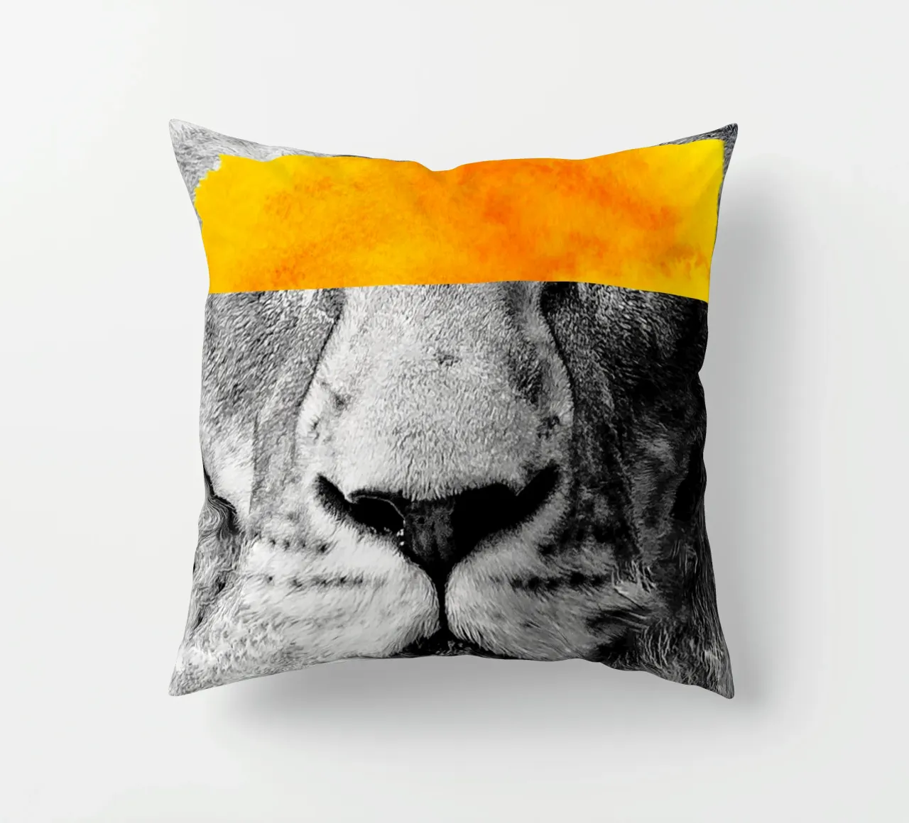Afro Lion cuscino da Mathudace Créas
