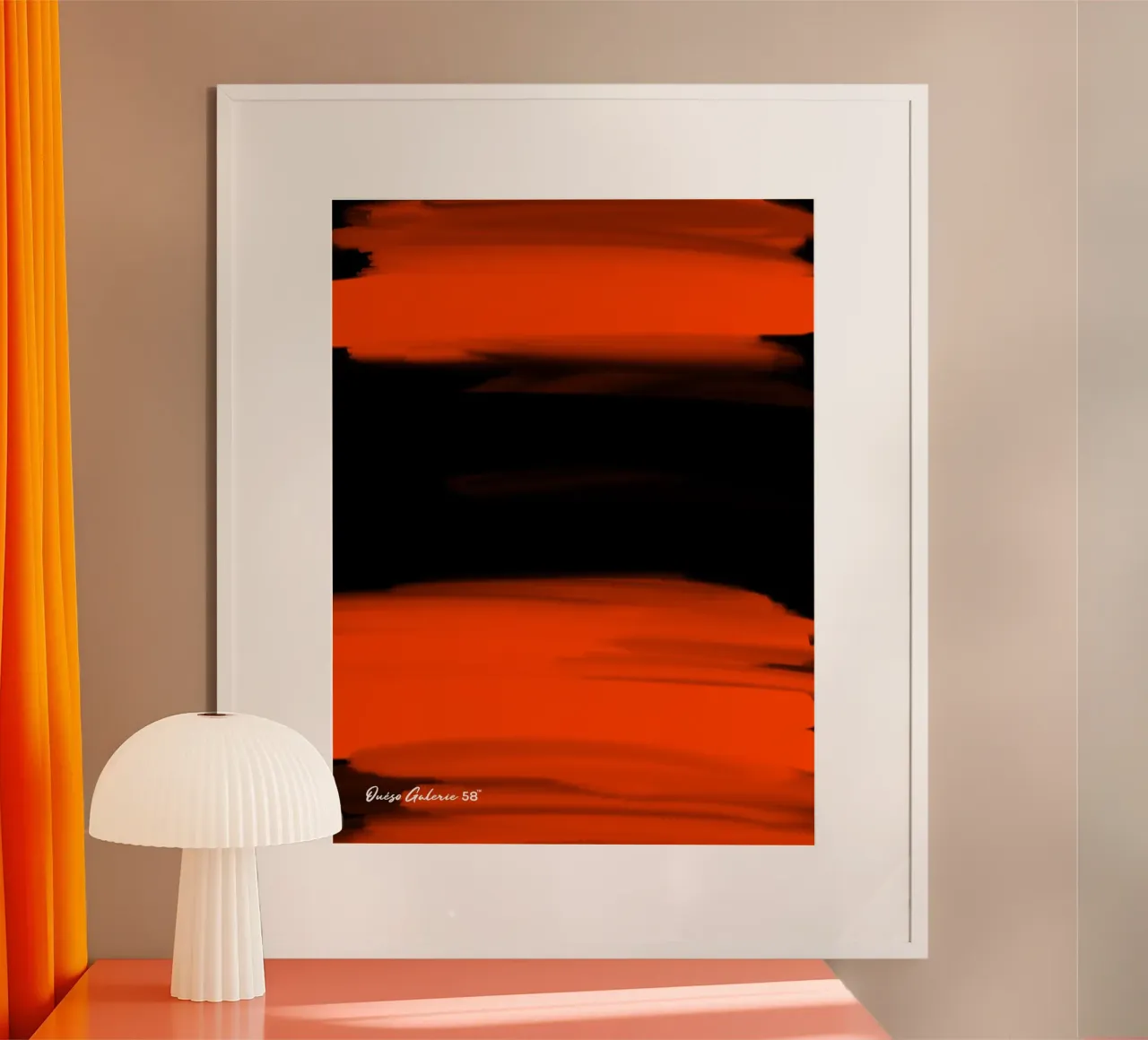 Eternal Glow poster con telaio in plastica da Mike Leymi