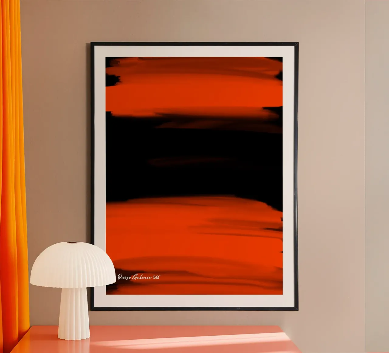 Eternal Glow poster con telaio in plastica da Mike Leymi
