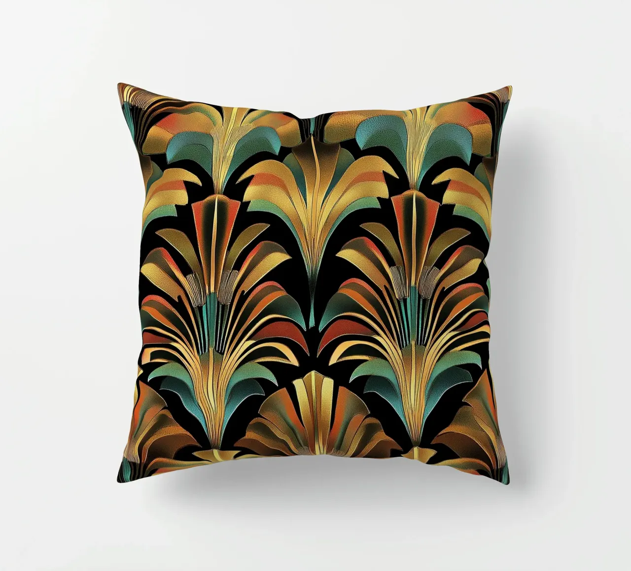 Art déco decorative cushion by Nikis Art Studio