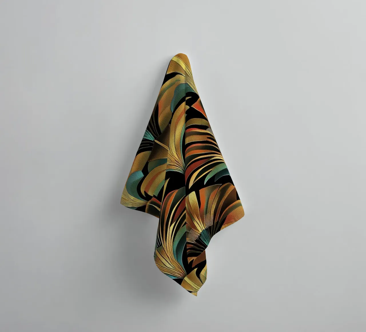 Art déco badhanddoek van Nikis Art Studio