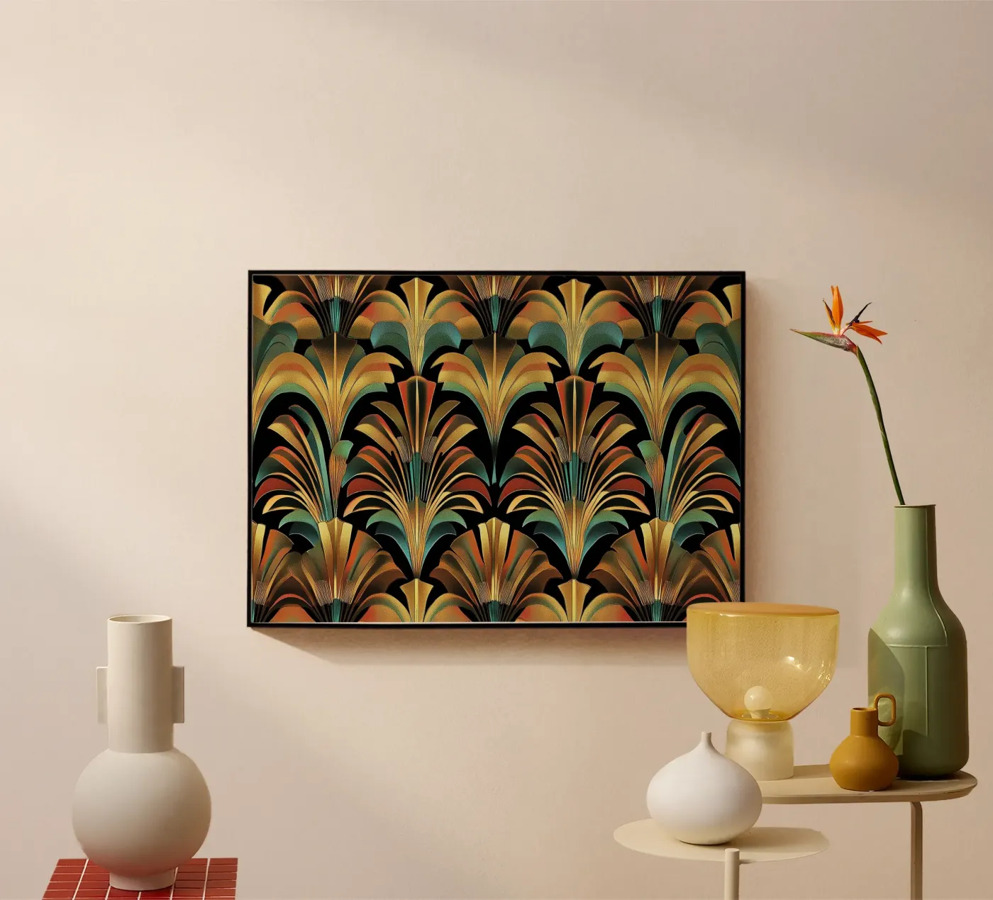 Art déco acryl van Nikis Art Studio