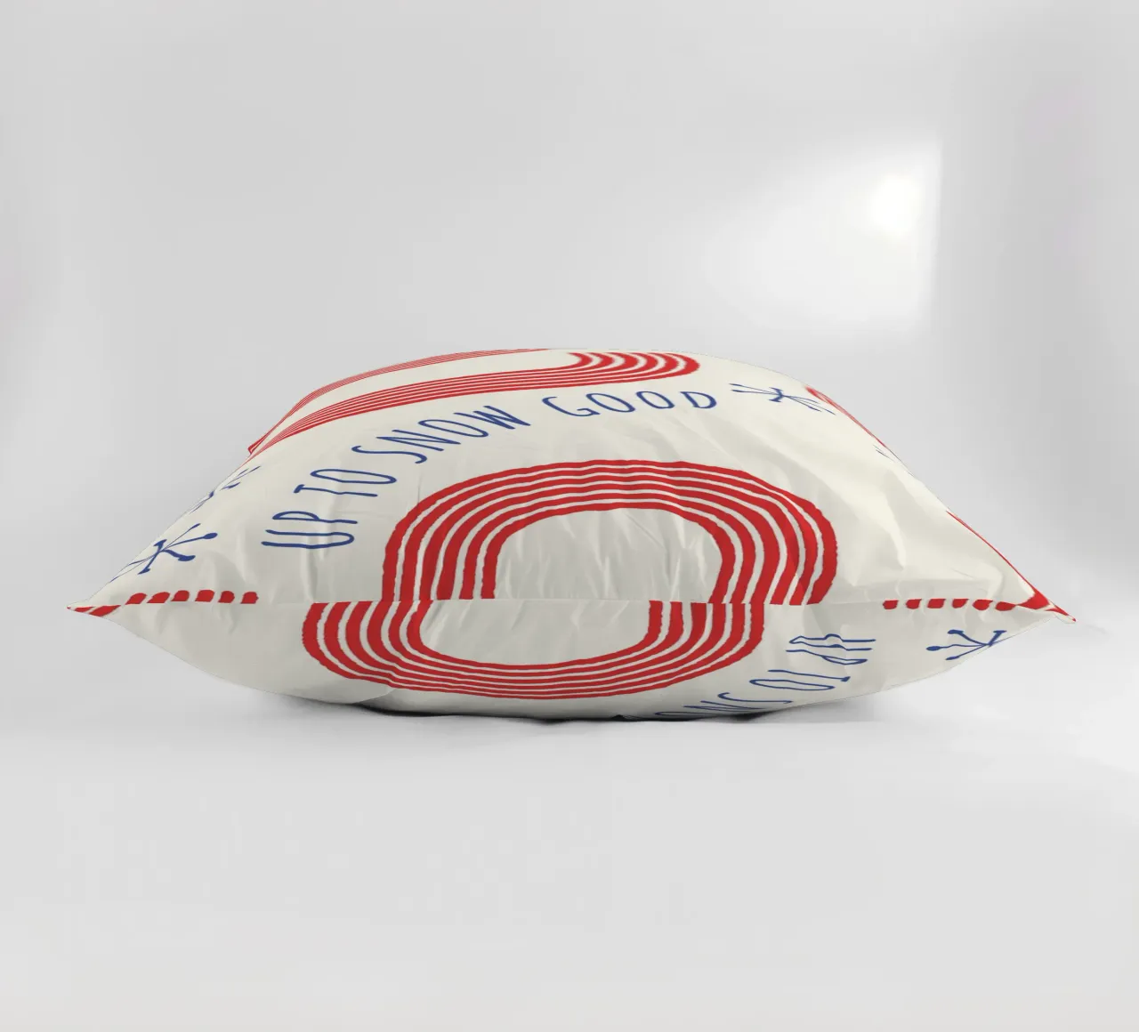 Up To Snow Good  |  Fun Christmas Print cuscino da PrintCessStudio