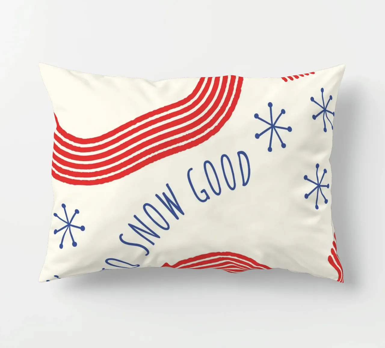 Up To Snow Good  |  Fun Christmas Print cuscino da PrintCessStudio