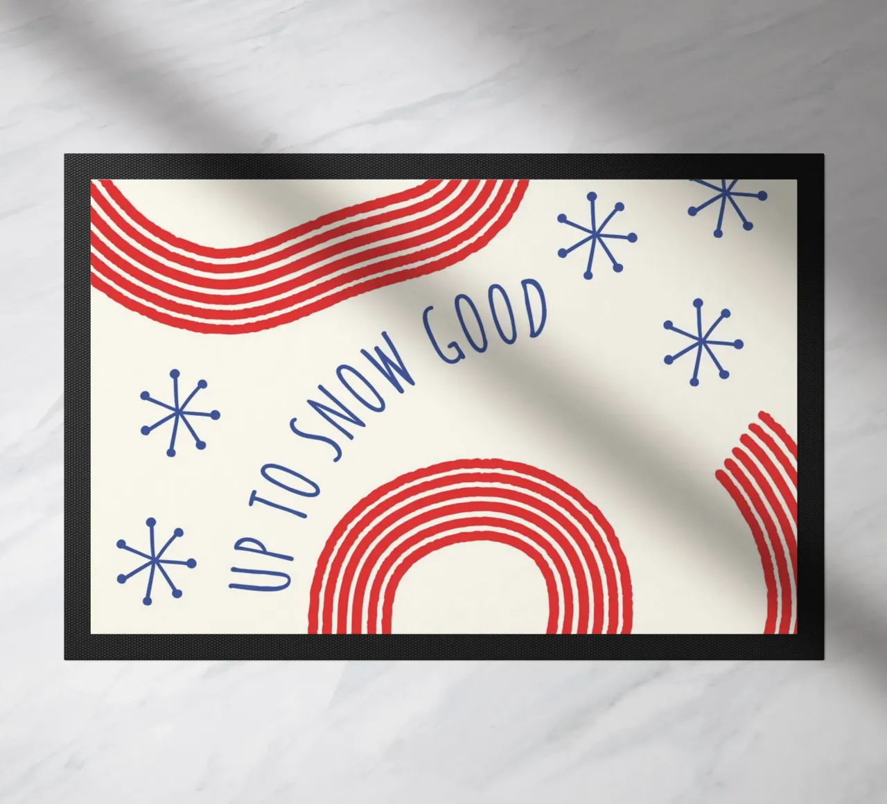Up To Snow Good  |  Fun Christmas Print zerbino da PrintCessStudio