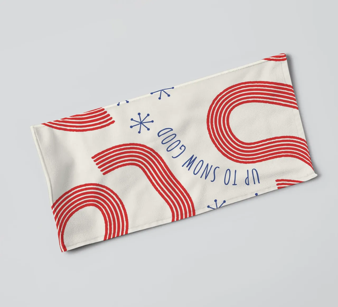 Up To Snow Good  |  Fun Christmas Print asciugamano da bagno da PrintCessStudio