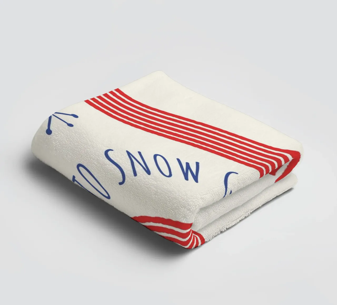 Up To Snow Good  |  Fun Christmas Print asciugamano da bagno da PrintCessStudio