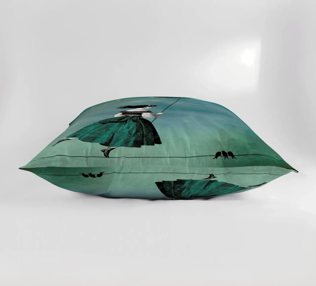 Moonwalk decorative cushion by Catrin Welz-Stein