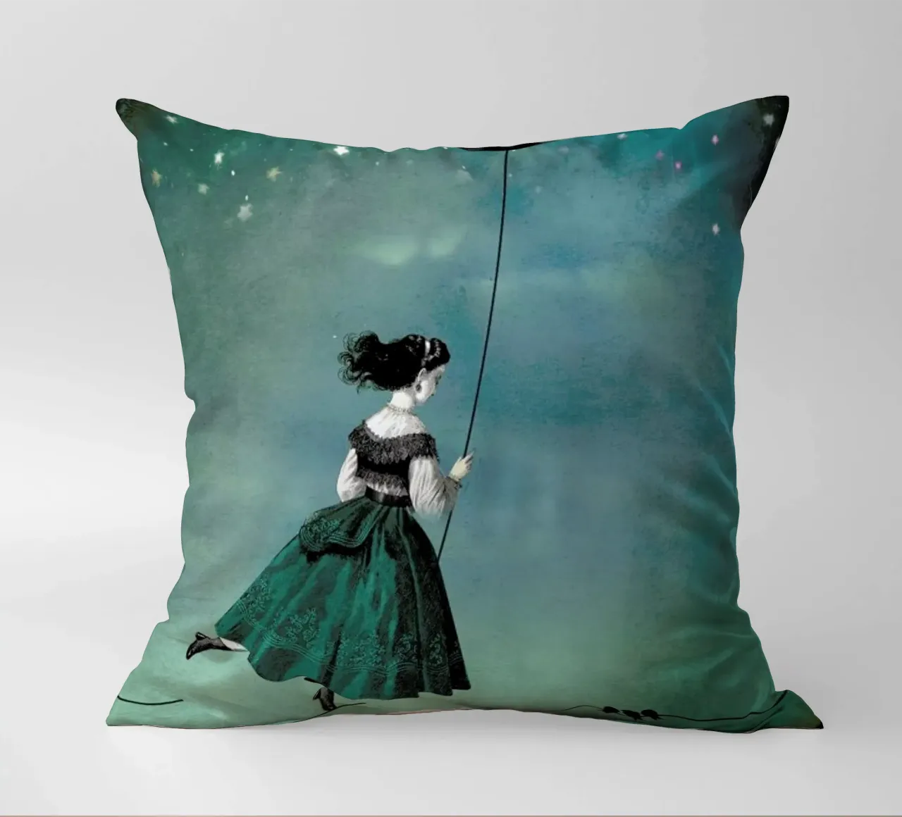 Moonwalk decorative cushion by Catrin Welz-Stein