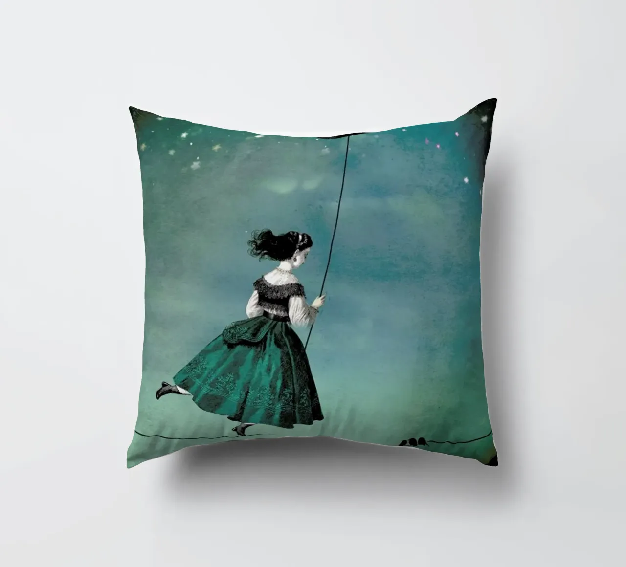Moonwalk decorative cushion by Catrin Welz-Stein