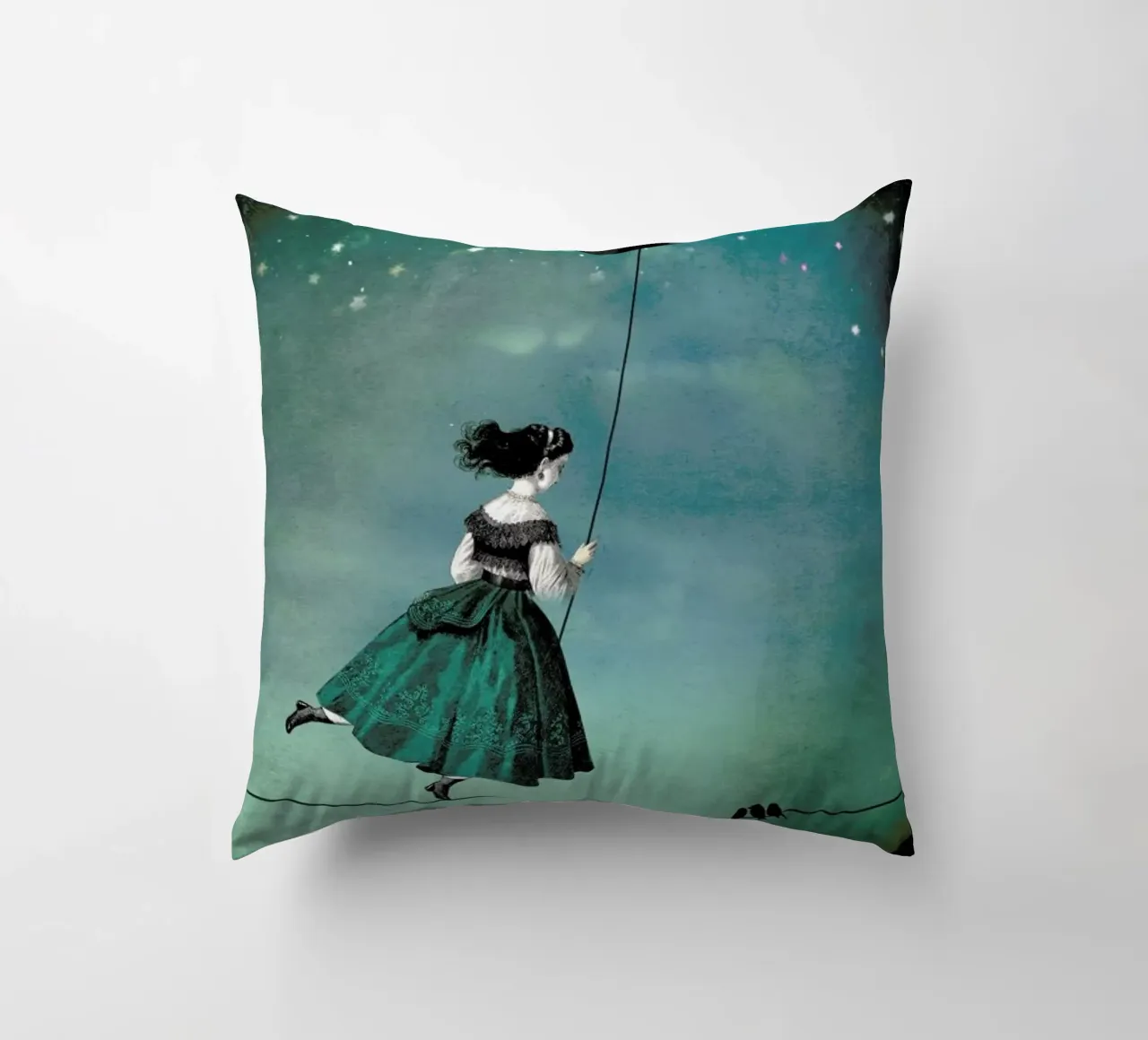 Moonwalk decorative cushion by Catrin Welz-Stein