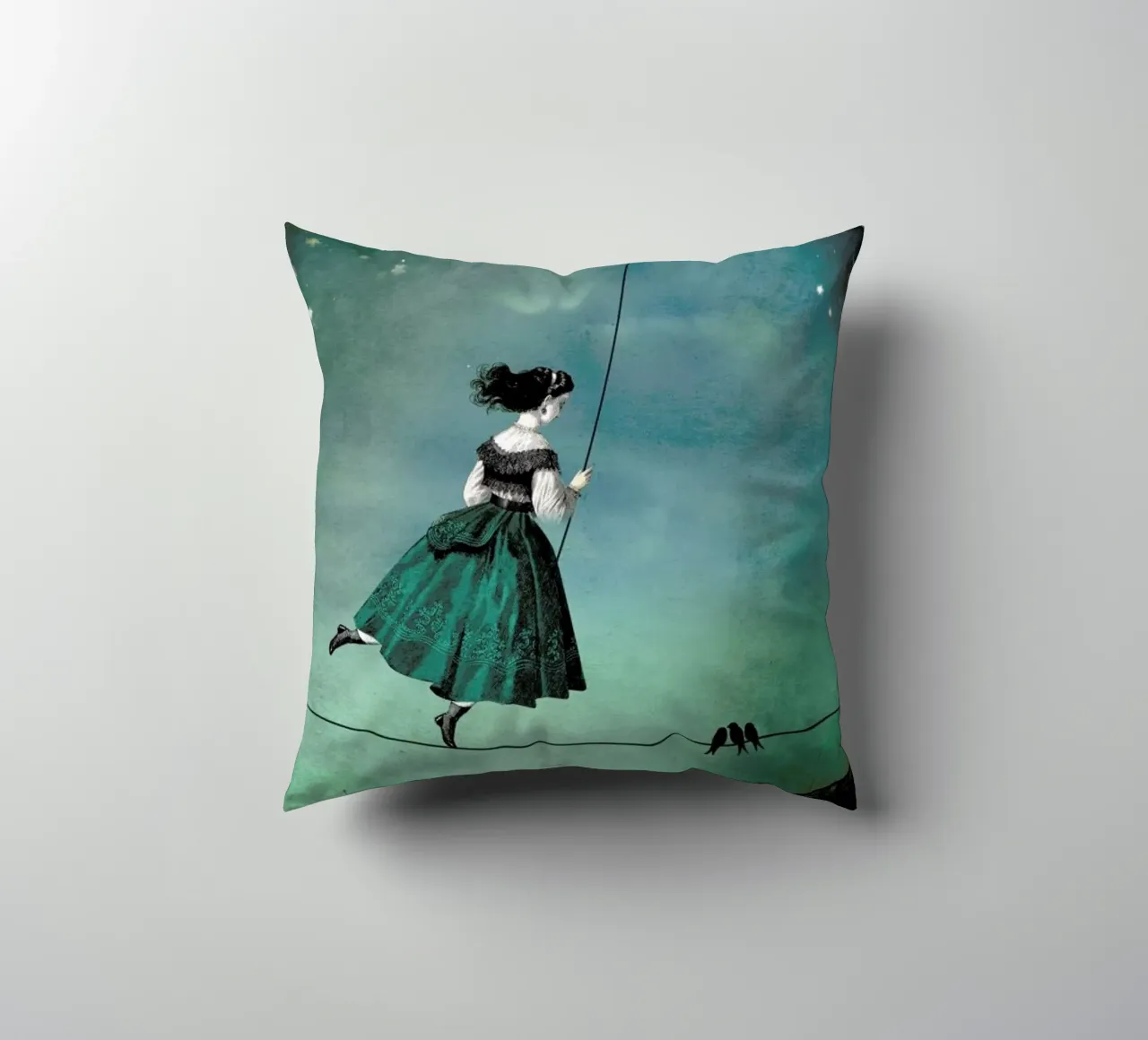 Moonwalk decorative cushion by Catrin Welz-Stein