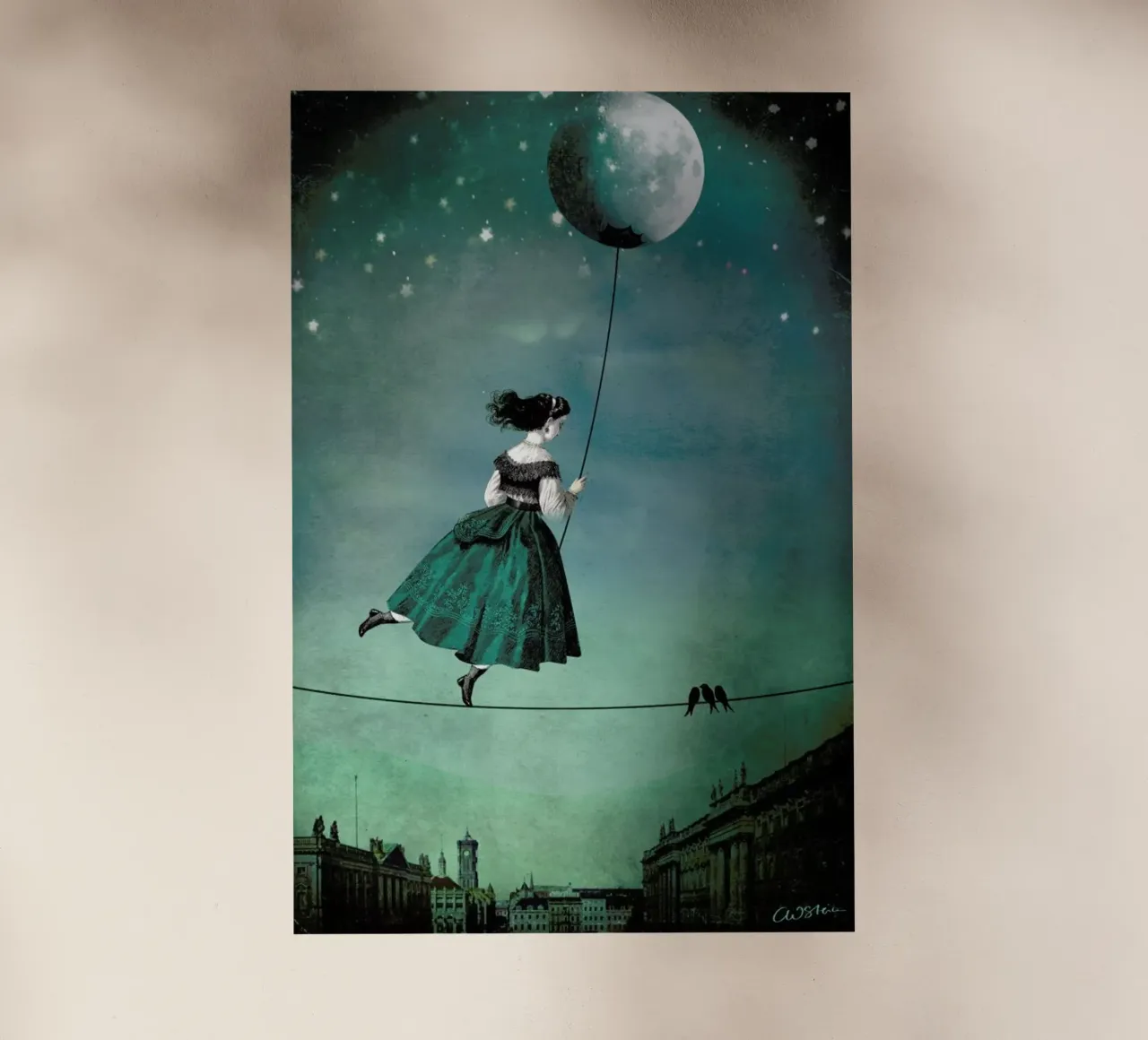 Moonwalk backlit film by Catrin Welz-Stein