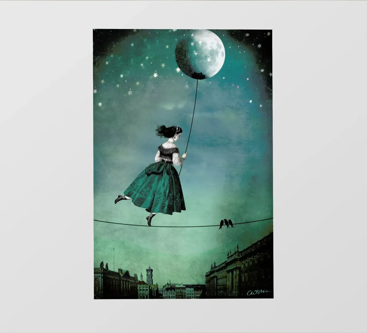 Moonwalk pvc cover by Catrin Welz-Stein