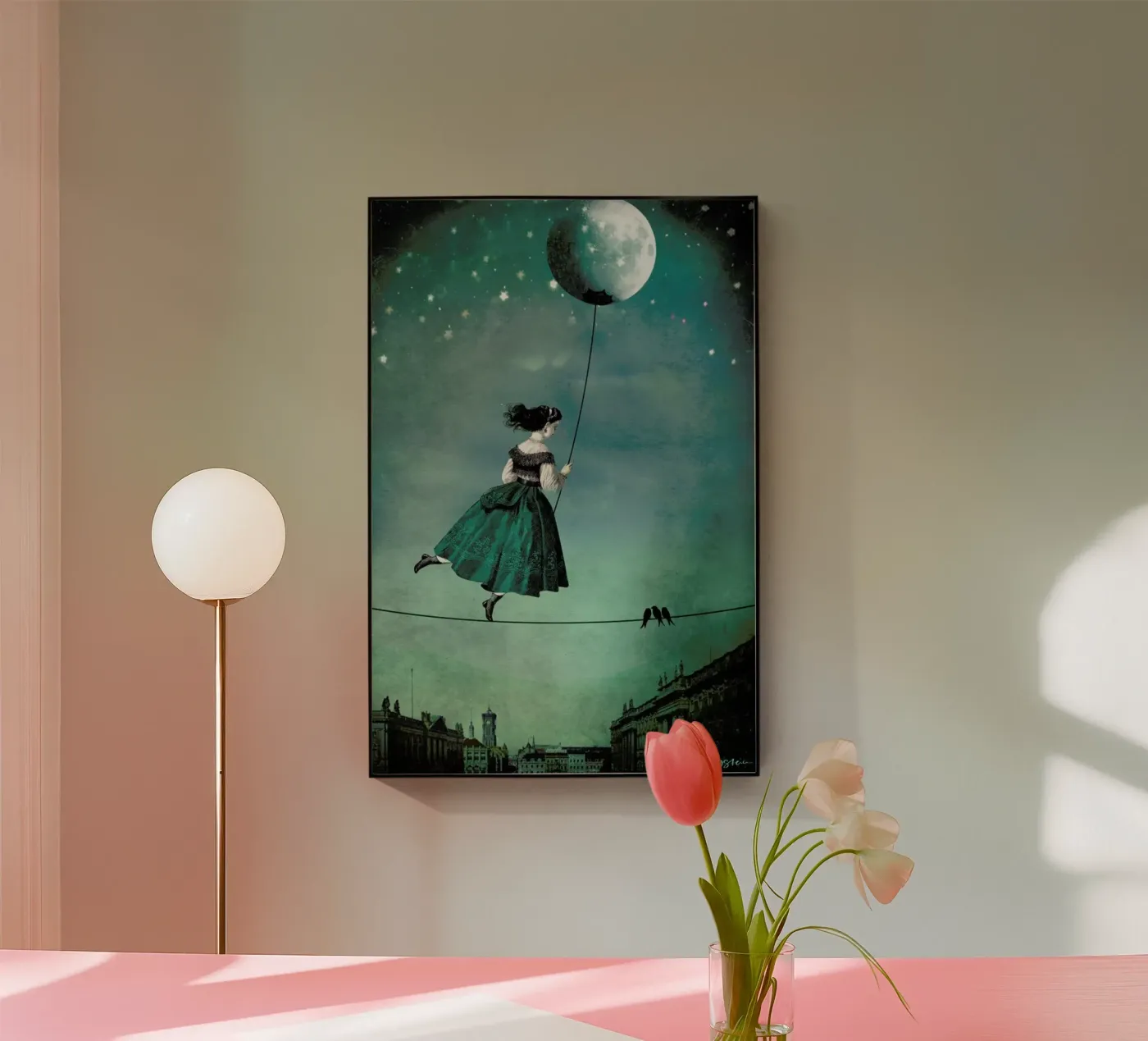 Moonwalk Acryl-Glas von Catrin Welz-Stein