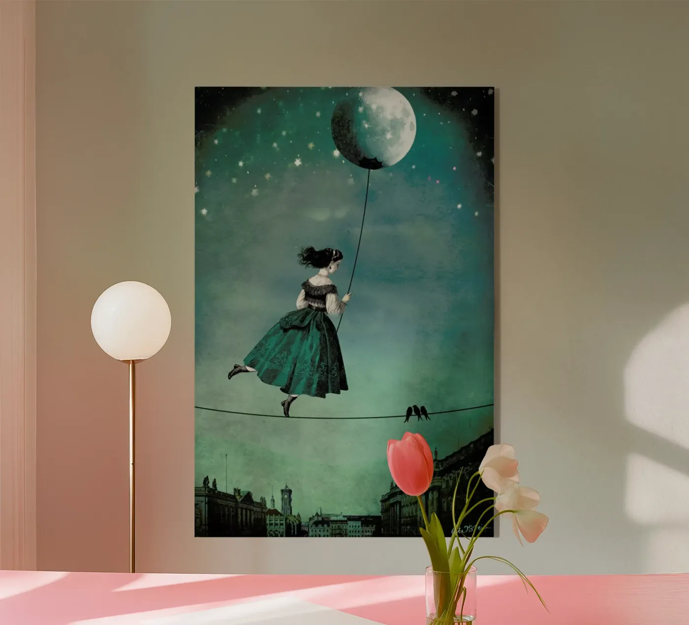Moonwalk Acryl-Glas von Catrin Welz-Stein