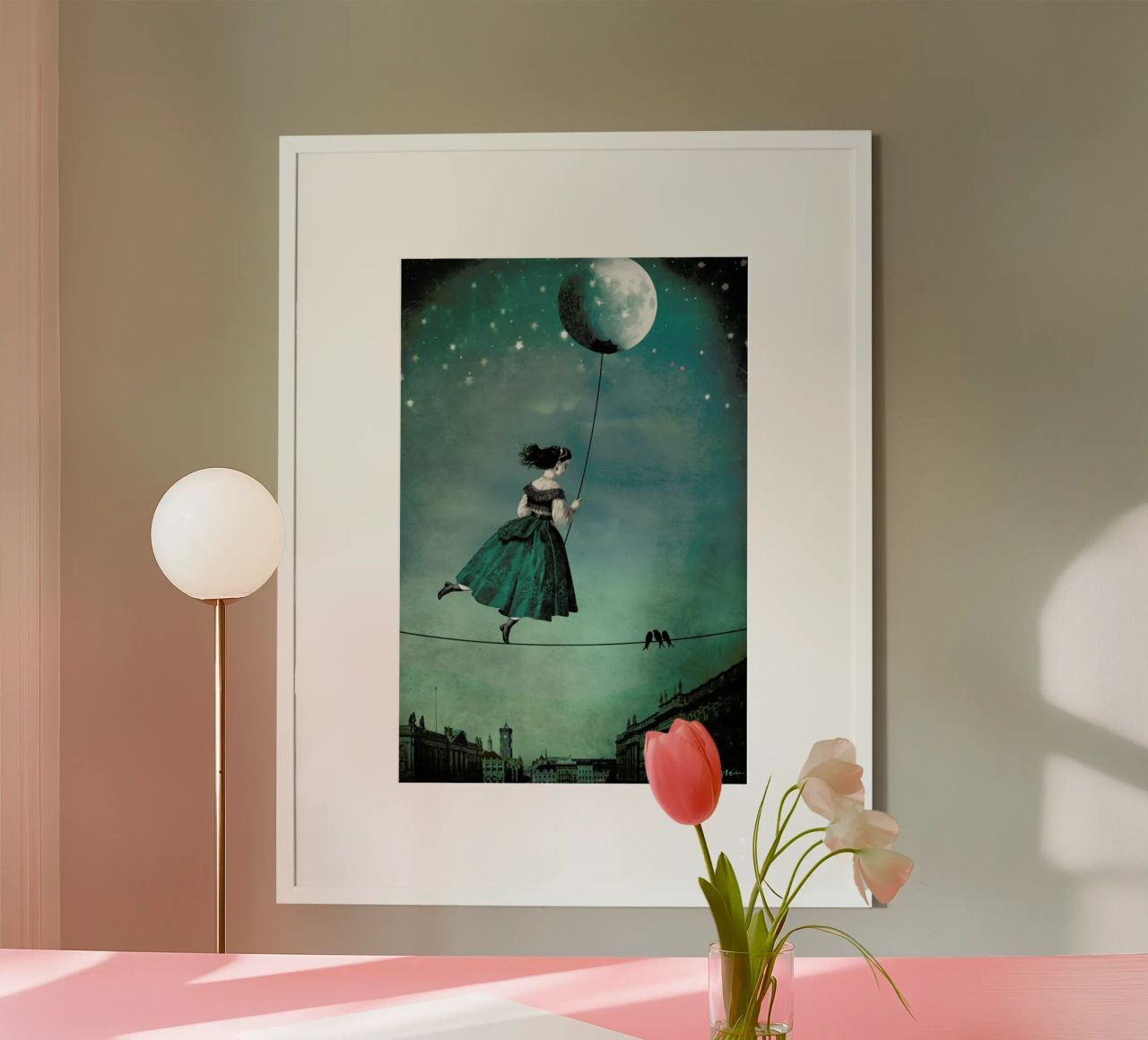 Moonwalk poster by Catrin Welz-Stein