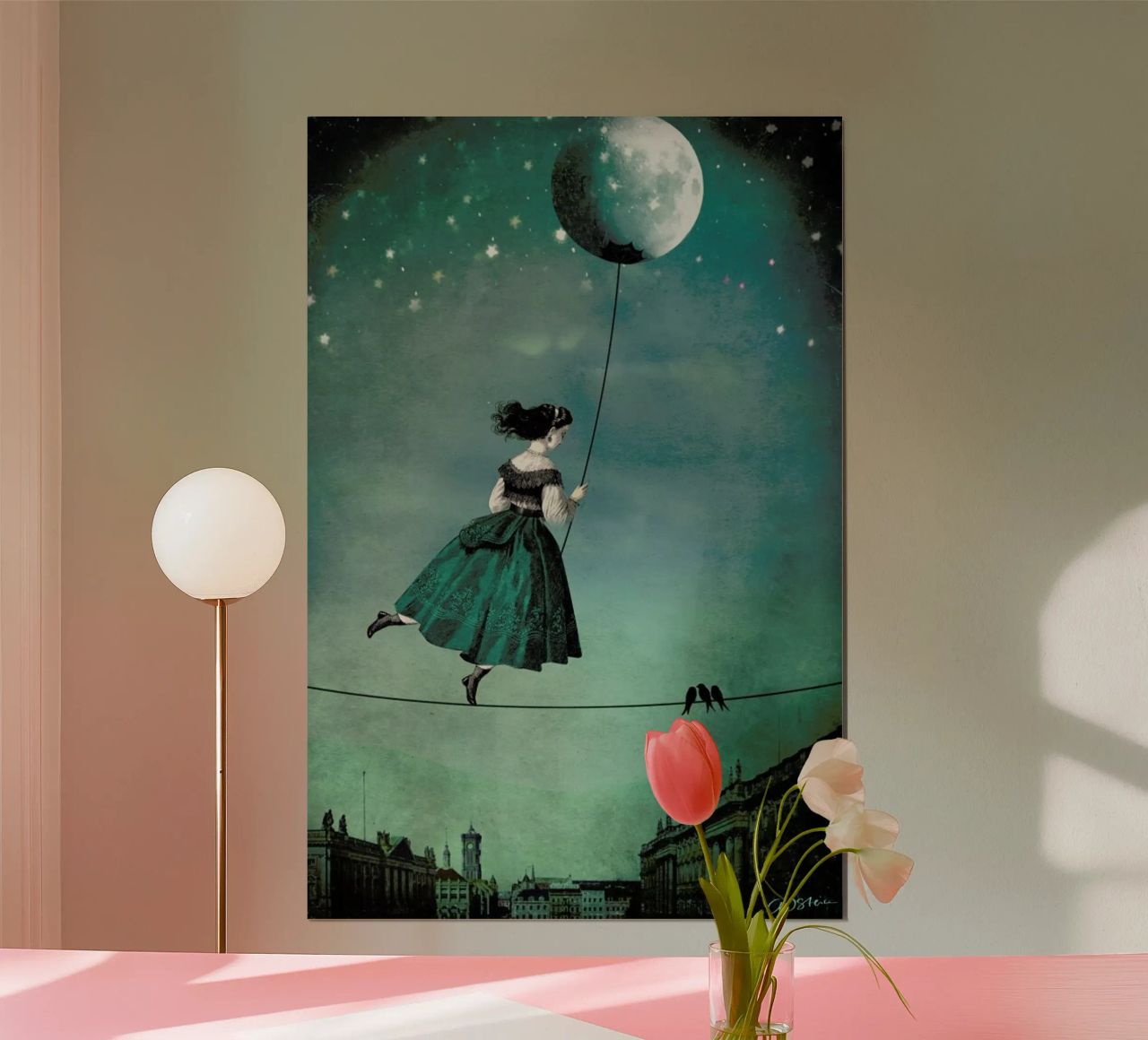 Moonwalk poster by Catrin Welz-Stein