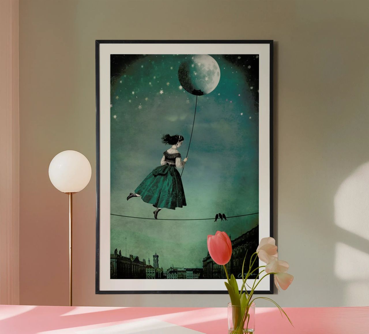 Moonwalk poster by Catrin Welz-Stein