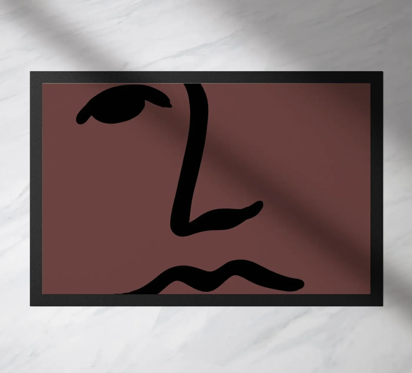 Midnight Petals doormat by Mike Leymi