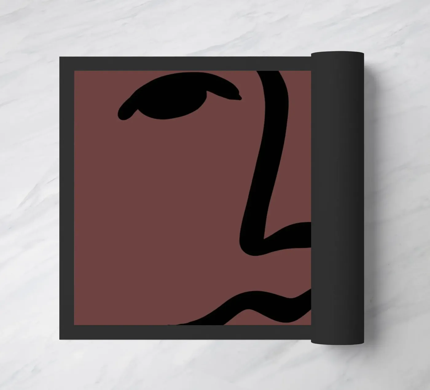 Midnight Petals doormat by Mike Leymi