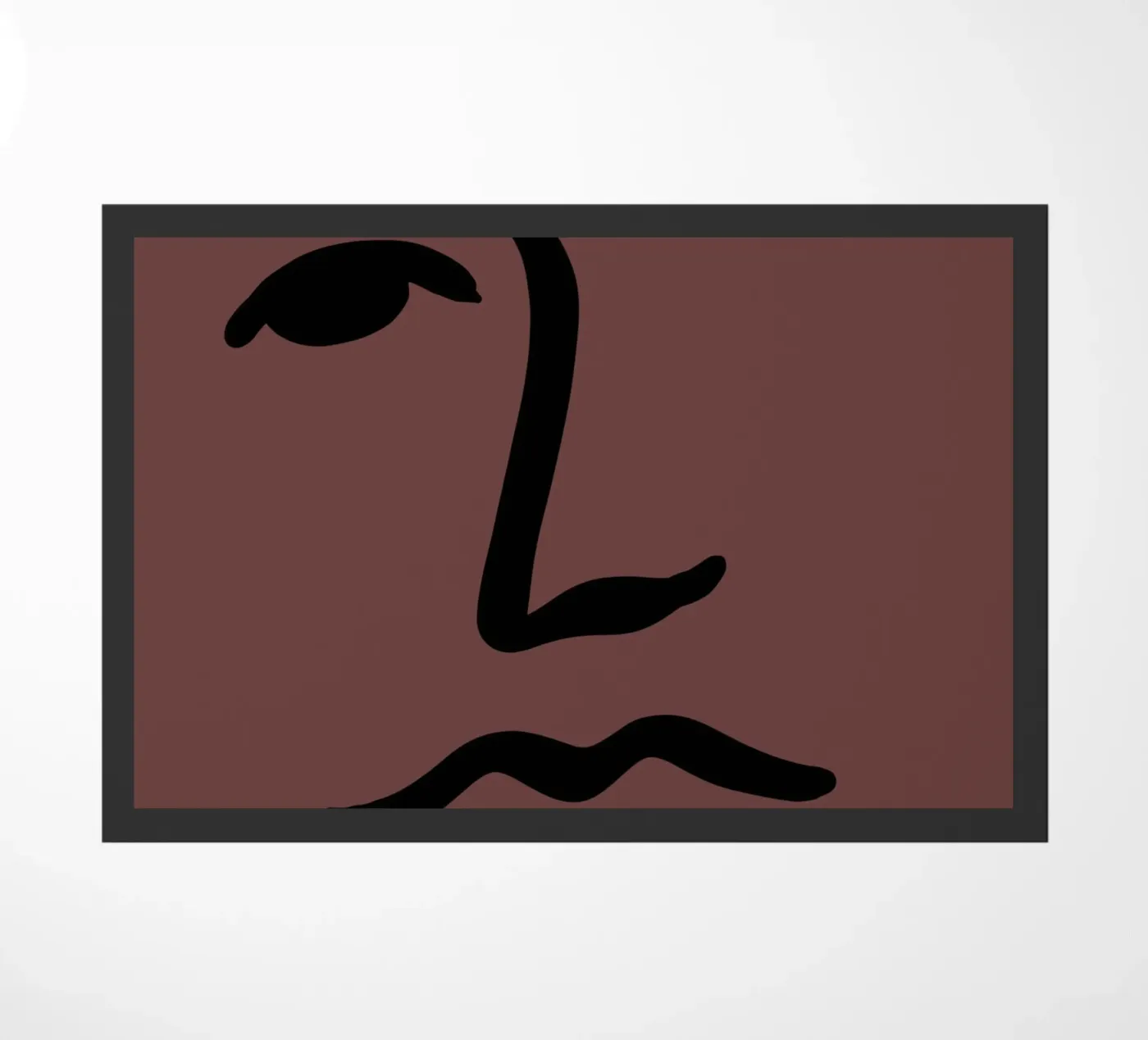 Midnight Petals doormat by Mike Leymi