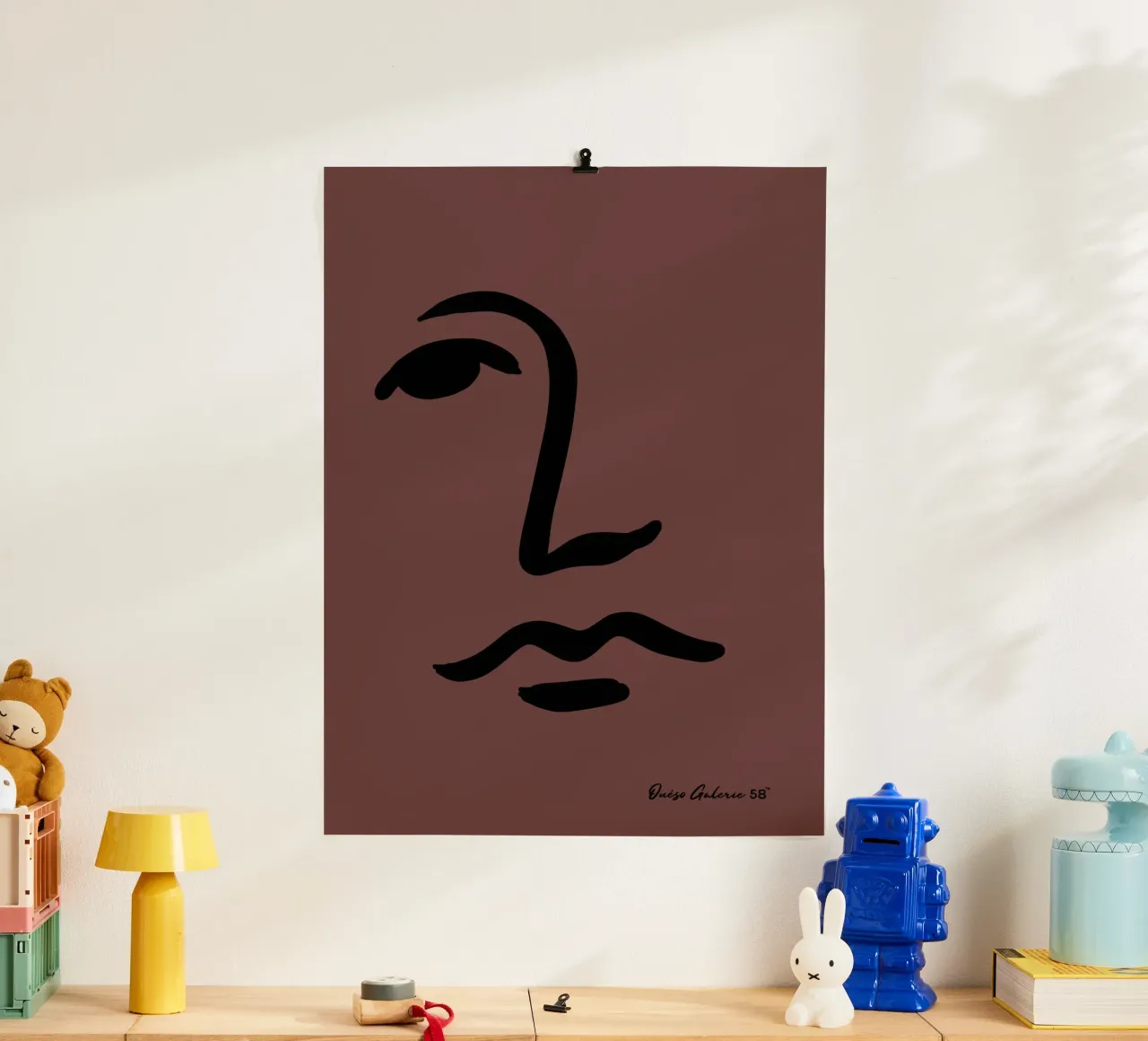 Midnight Petals poster con telaio in plastica da Mike Leymi
