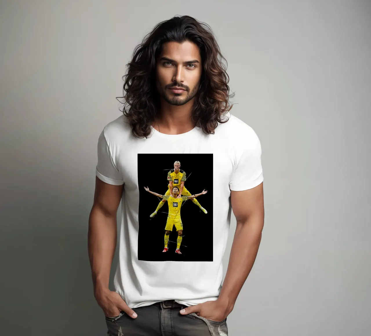 Jude Bellingham & Erling Braut Håland t-shirt da tenten