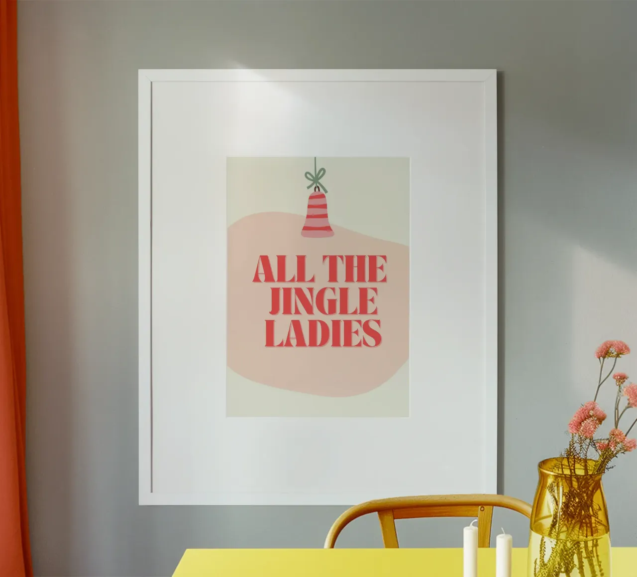 All the Jingle Ladies  |  Fun Christmas Print poster de PrintCessStudio