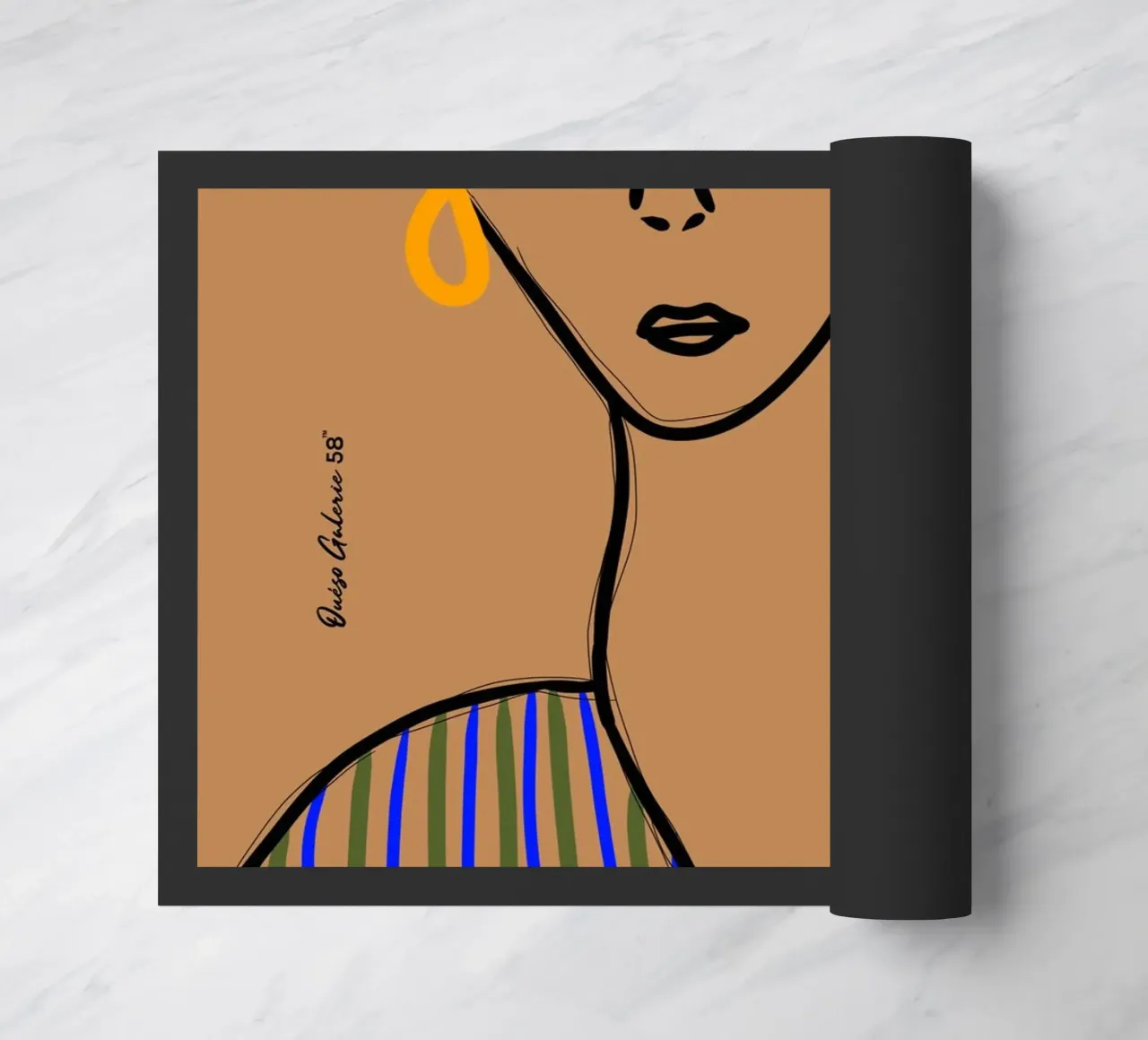 Gilded Shadows deurmat van Mike Leymi