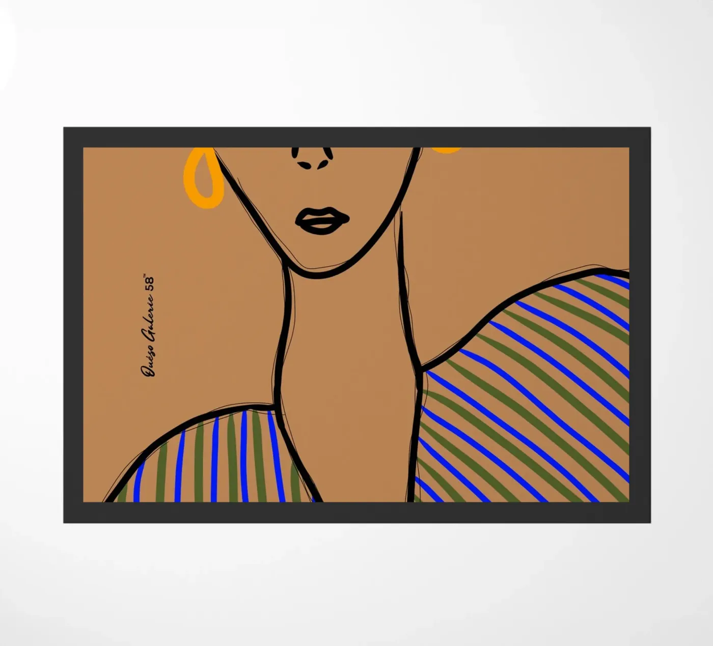 Gilded Shadows doormat by Mike Leymi