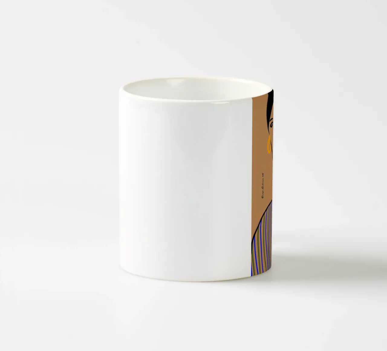 Gilded Shadows tazza in ceramica da Mike Leymi