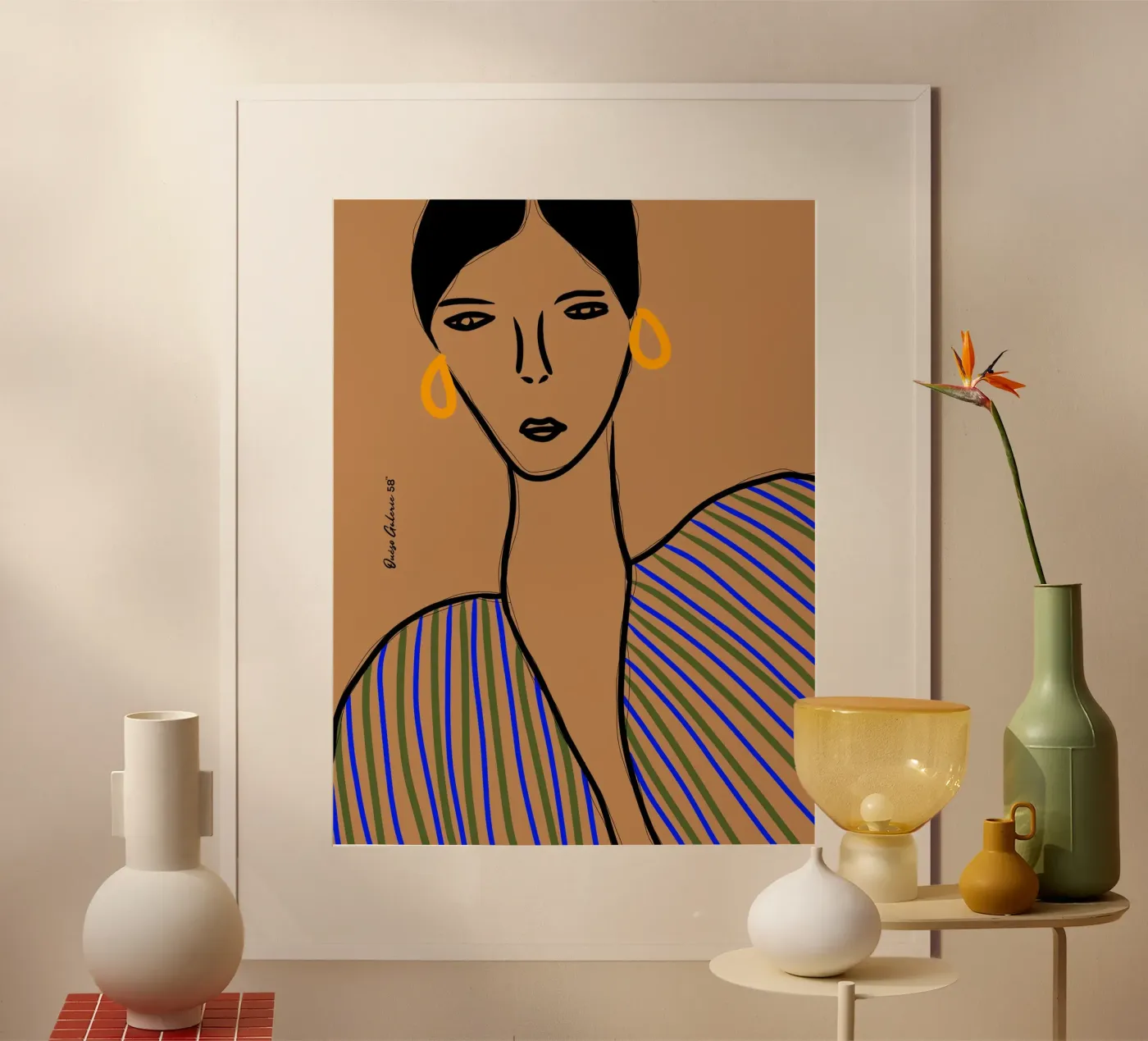 Gilded Shadows poster van Mike Leymi
