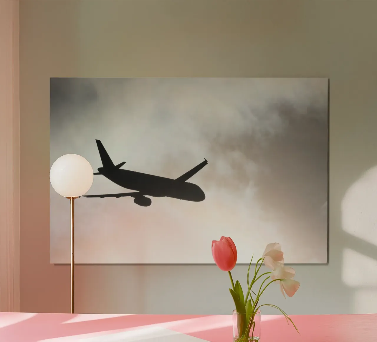 Il fantasma nel cielo poster con telaio in plastica da Alexandra Joseph Fotomomente