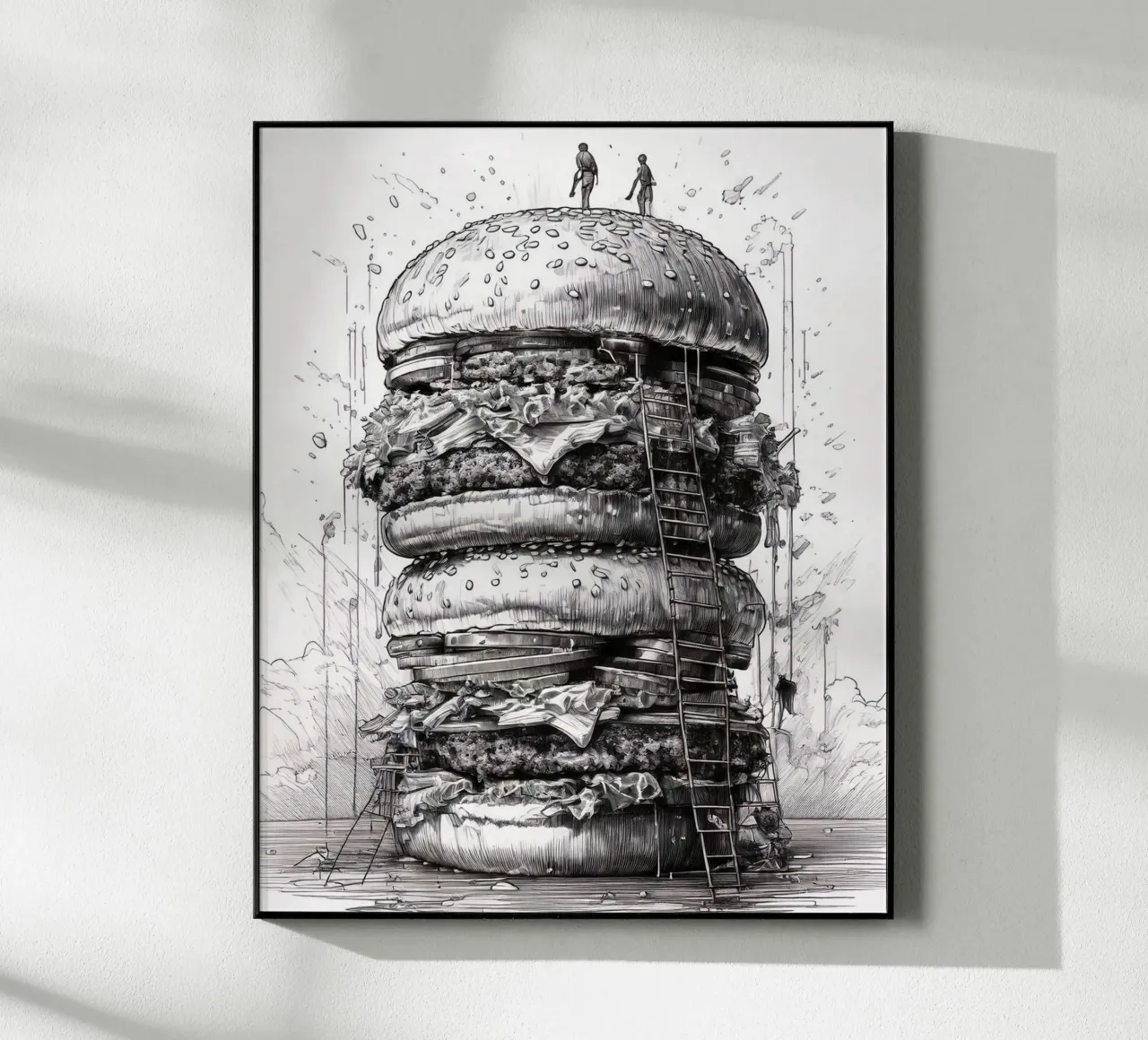 Burger miam miam metacrilato de tylerstudio