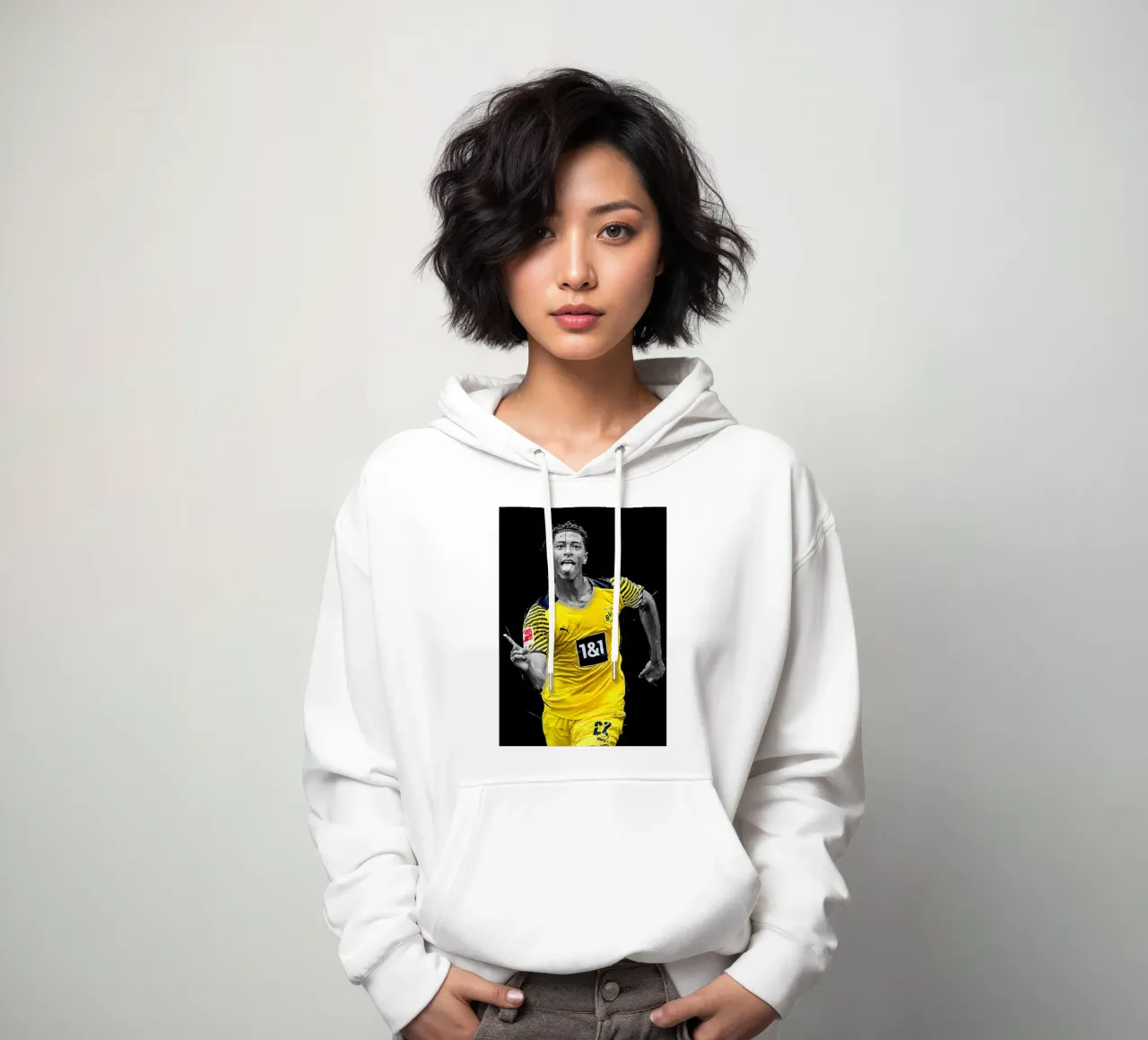 Jude Bellingham Dortmund felpa con cappuccio da tenten