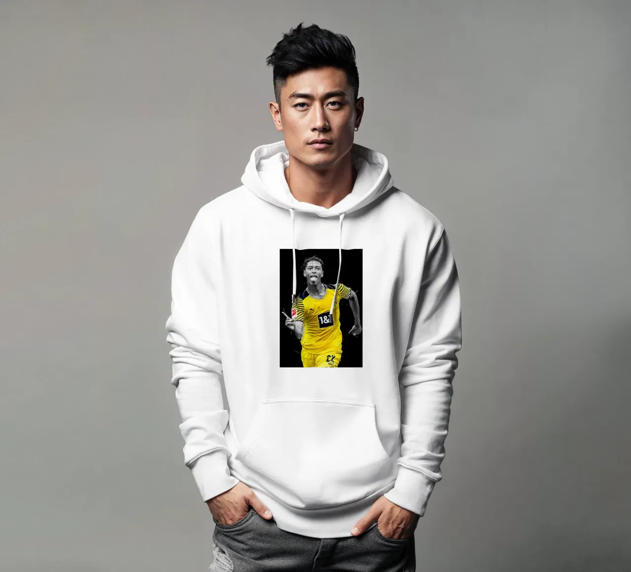 Jude Bellingham Dortmund felpa con cappuccio da tenten