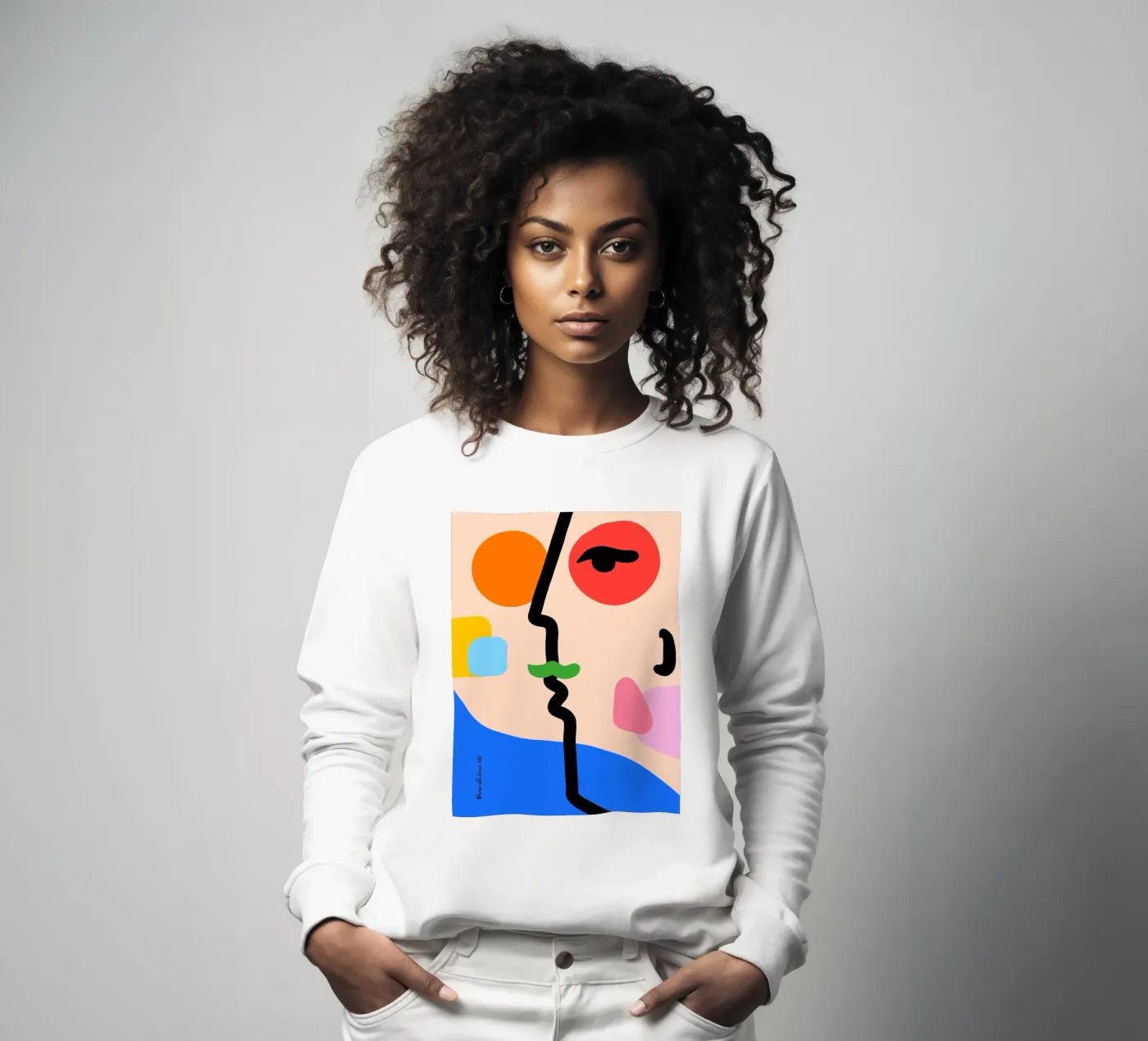 Nebula Flow sweatshirt van Mike Leymi