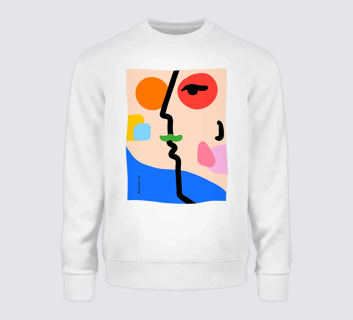 Nebula Flow sweatshirt van Mike Leymi