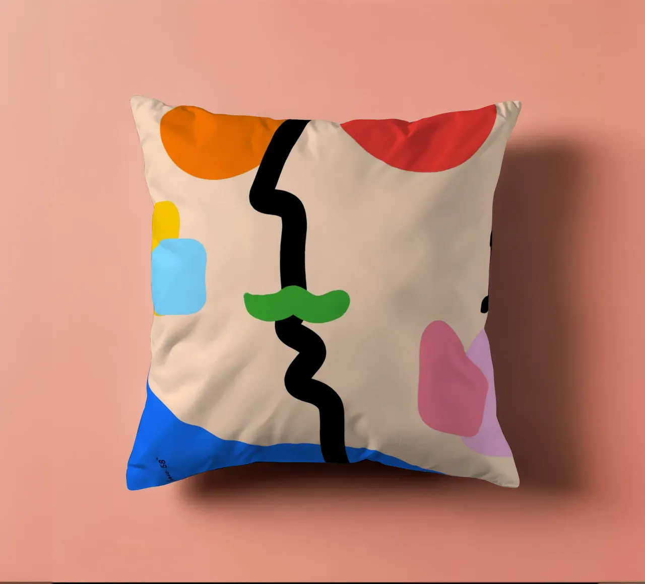 Nebula Flow cuscino da Mike Leymi