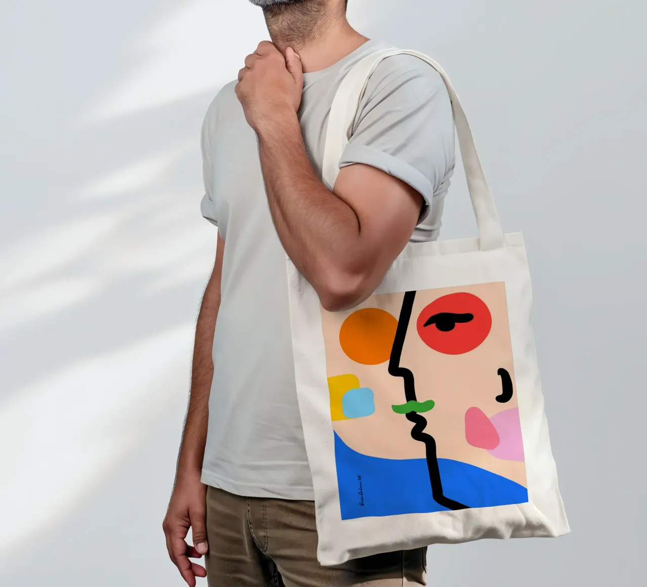 Nebula Flow borsa in juta da Mike Leymi