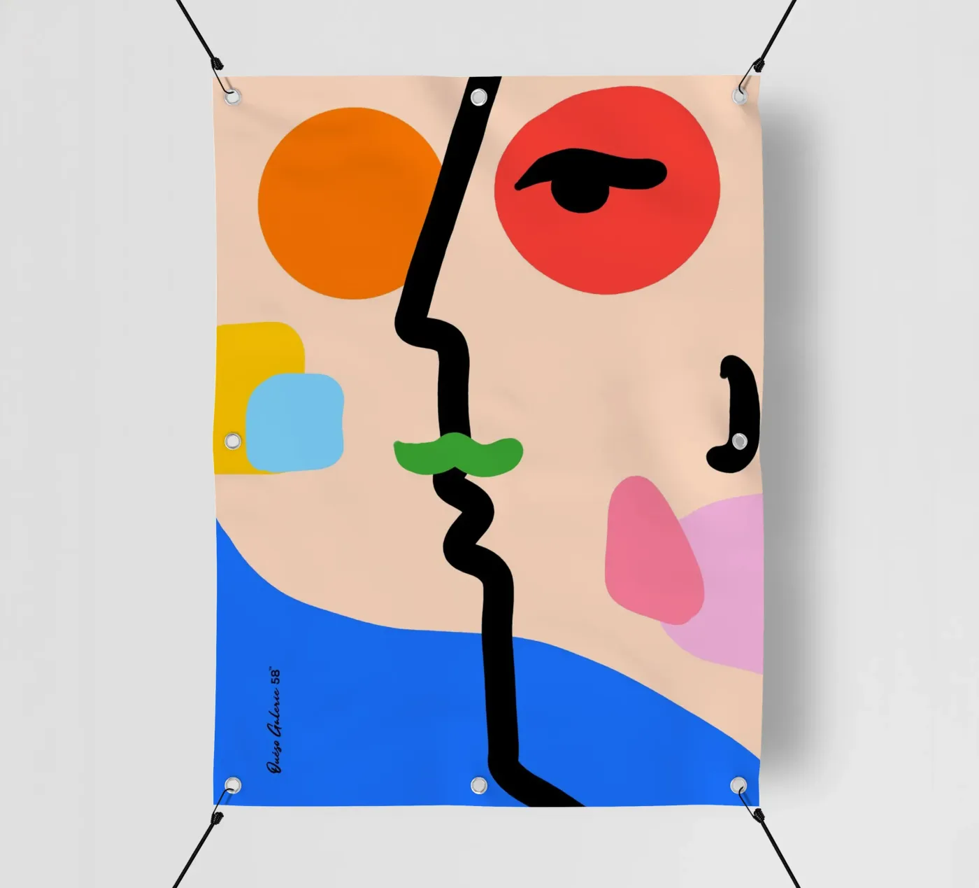 Nebula Flow telo in pvc da Mike Leymi