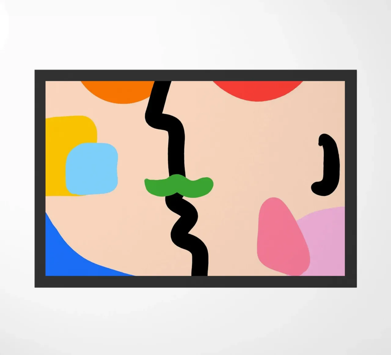 Nebula Flow Fußmatte von Mike Leymi