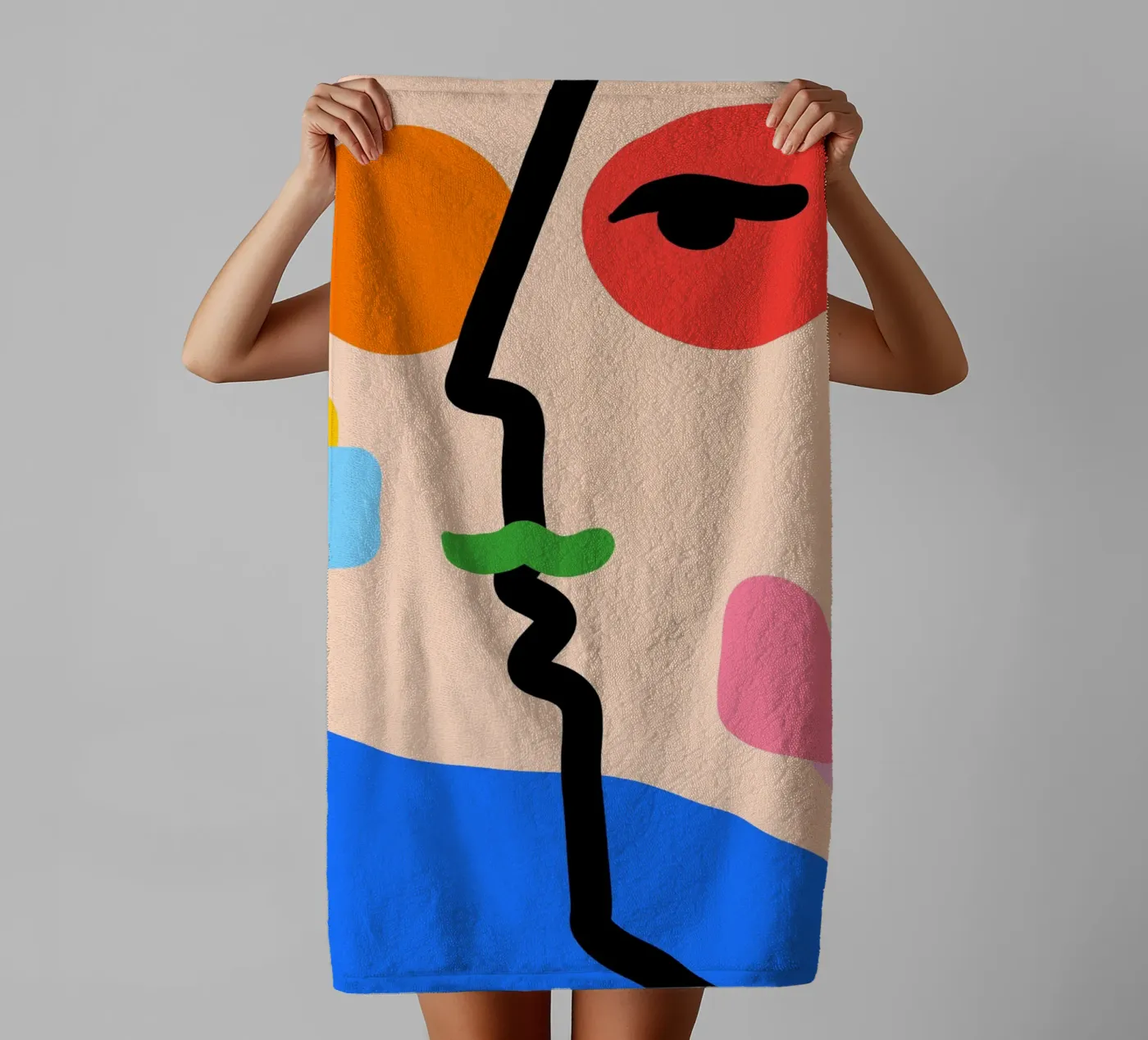 Nebula Flow badhanddoek van Mike Leymi